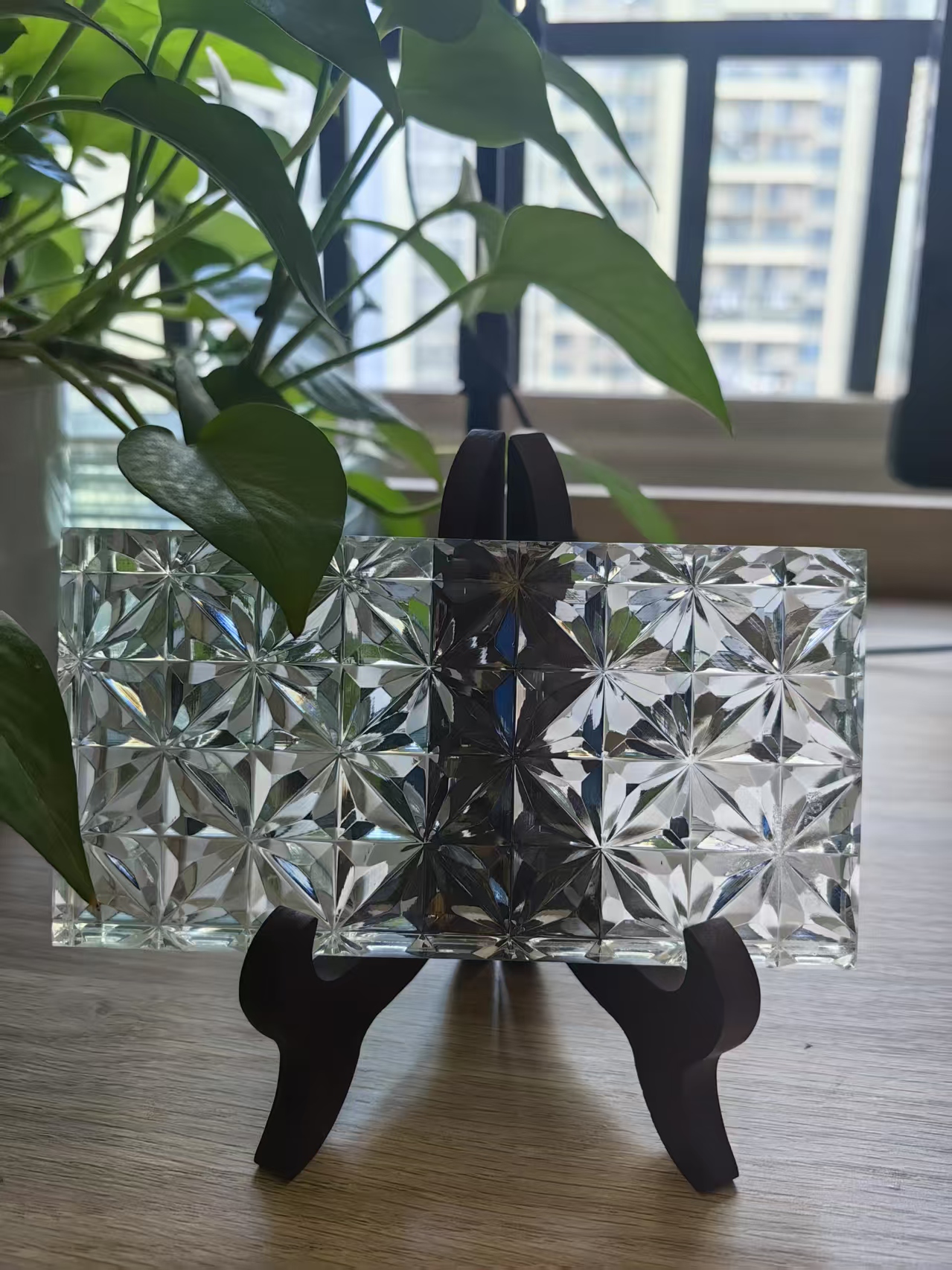 New Design Decorative Building Art Pattern  Laminated  Tempered glass